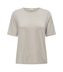 JDY женская футболка 15330819*01, светло-бежевая цена и информация | Футболка женская | pigu.lt