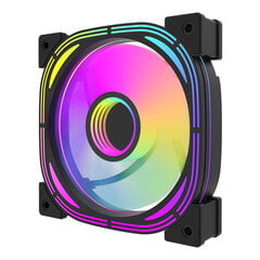 Darkflash INF24 ARGB Computer fan (black) цена и информация | Компьютерные вентиляторы | pigu.lt