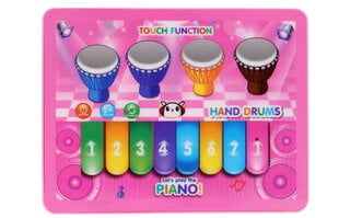 Интерактивный музыкальный планшет / пианино, барабаны для детей цена и информация | Развивающие игрушки | pigu.lt