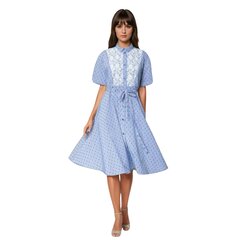 Платье для женщин Summer striped II, синее/белое цена и информация | Платья | pigu.lt