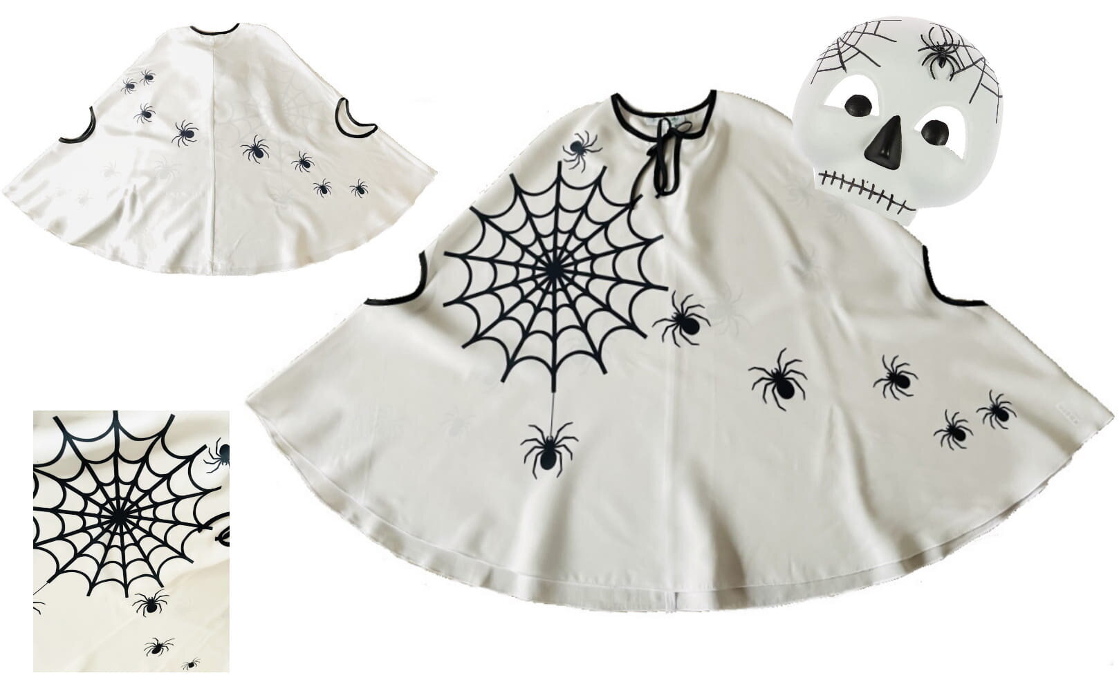 Helovino kostiumas Voratinklis, baltas kaina ir informacija | Karnavaliniai kostiumai | pigu.lt