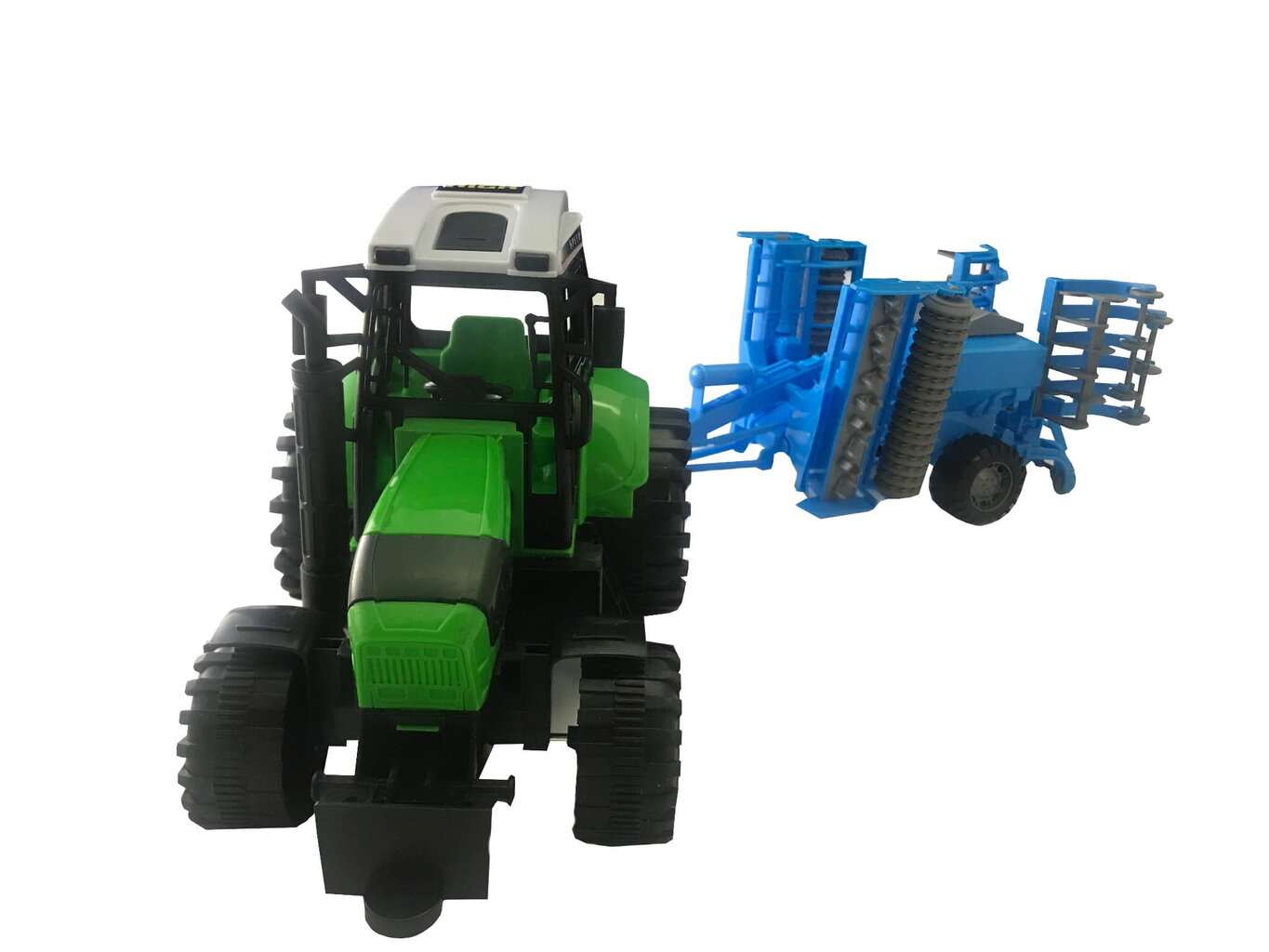 Traktorius su sėjamąja, įvairių spalvų kaina ir informacija | Žaislai berniukams | pigu.lt