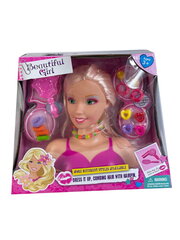 Lėlės galva su aksesuarais, įvairių spalvų kaina ir informacija | Žaislai mergaitėms | pigu.lt