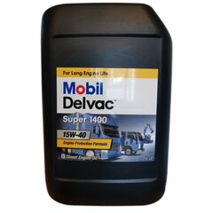 Mobil Delvac Super 1400 15W40 alyva, 20L kaina ir informacija | Variklinės alyvos | pigu.lt