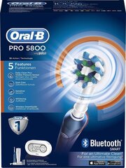 Электрическая аккумуляторная зубная щетка Oral-B PRO 5800 цена и информация | Электрические зубные щетки | pigu.lt
