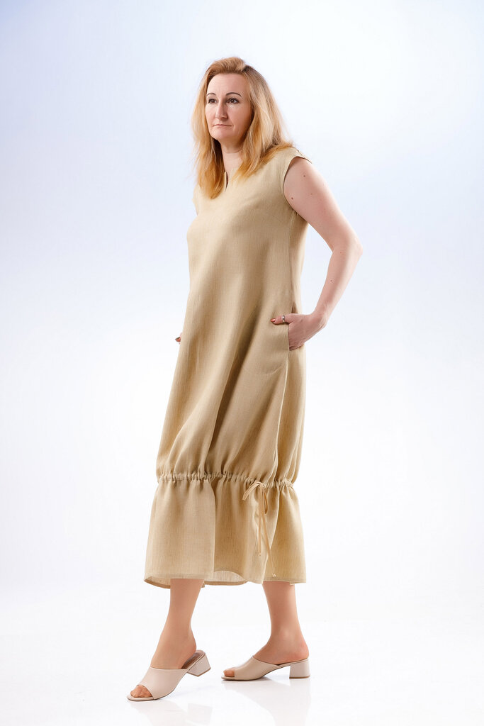 Suknelė moterims Aimyoustyl 1011K2, geltona цена и информация | Suknelės | pigu.lt