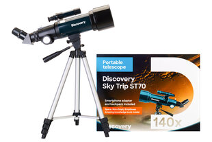 Телескоп Discovery Sky Trip ST70 70/400 140x с книгой цена и информация | Телескопы и микроскопы | pigu.lt