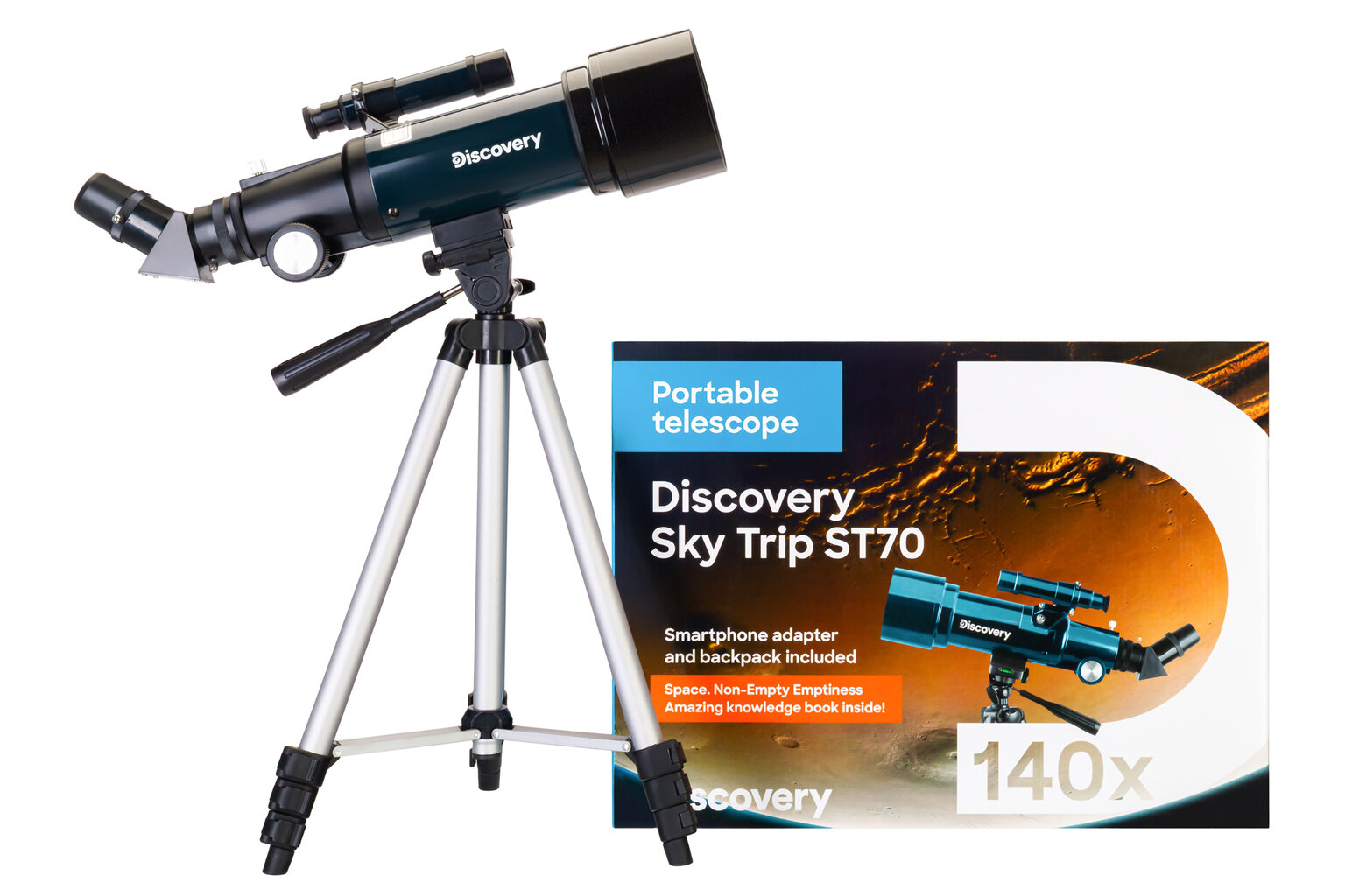 Discovery Sky Trip ST70 kaina ir informacija | Teleskopai ir mikroskopai | pigu.lt