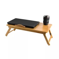 Стол для ноутбука, бамбук цена и информация | Компьютерные, письменные столы | pigu.lt