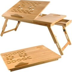 Стол для ноутбука, бамбук цена и информация | Компьютерные, письменные столы | pigu.lt
