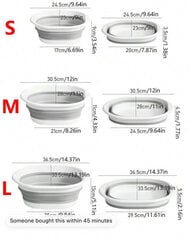 Многофункциональный складной тазик, Electronics LV-2005, 1 шт цена и информация | Аксессуары для ванной комнаты | pigu.lt