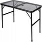 Sulankstomas lauko stalas Fluxar S233, juodas цена и информация | Lauko stalai, staliukai | pigu.lt