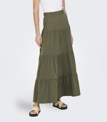 ONLY женская юбка 15226994*04, зелёная цена и информация | Юбки | pigu.lt