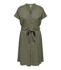 Only Carmakoma женское платье 15319393*01, зелёное, 5715517830211 цена и информация | Платья | pigu.lt