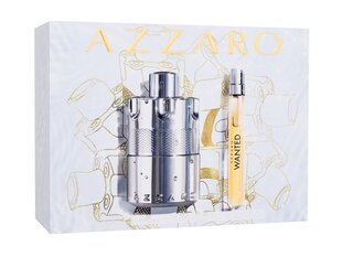 Набор Azzaro Wanted для мужчин: парфюмированная вода EDP, 100 мл + парфюмированная вода EDP, 10 мл цена и информация | Мужские духи | pigu.lt