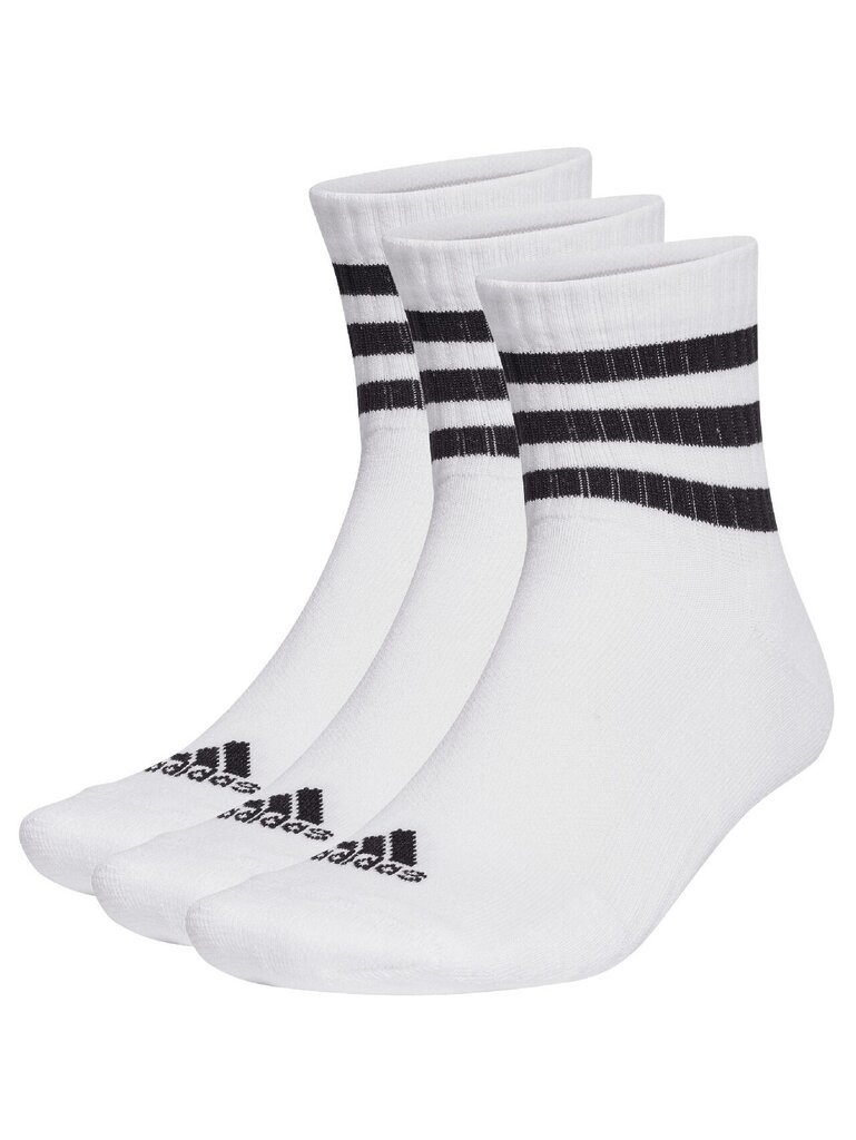 Kojinės moterims Adidas HT3456, baltos, 3 poros kaina ir informacija | Moteriškos kojinės | pigu.lt