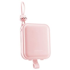 Аккумулятор питания, Joyroom Cutie Series JR-L0081, с крэдлом USB-C кабель и Iphone Lightning Cutie Series 10000 мАч., 22,5 Вт., розовый цена и информация | Зарядные устройства Power bank | pigu.lt