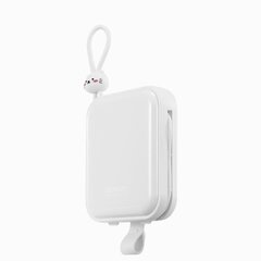 Аккумулятор питания, Joyroom Cutie Series JR-L0081, с крэдлом USB-C кабель и Iphone Lightning Cutie Series 10000 мАч., 22,5 Вт., белый цена и информация | Зарядные устройства Power bank | pigu.lt