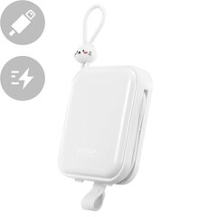 Аккумулятор питания, Joyroom Cutie Series JR-L0081, с крэдлом USB-C кабель и Iphone Lightning Cutie Series 10000 мАч., 22,5 Вт., розовый цена и информация | Зарядные устройства Power bank | pigu.lt