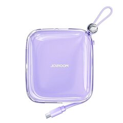 Аккумулятор питания, Joyroom Jelly Series JR-L0021, с кабелем USB-C, 10000 мАч., 22,5 Вт, фиолетовый цена и информация | Зарядные устройства Power bank | pigu.lt