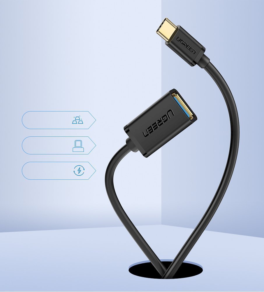 Ugreen USB 3.0/USB-C kaina ir informacija | Adapteriai, USB šakotuvai | pigu.lt