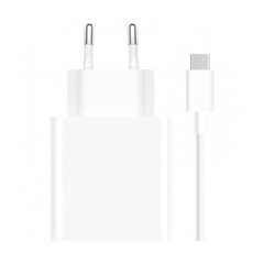 Xiaomi BHR6034EU1 Комбинированное зарядное устройство для путешествий с USB-A на USB-C, 120 Вт, белый цена и информация | Зарядные устройства для телефонов | pigu.lt