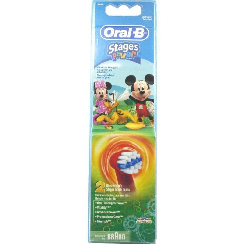 Oral-B EB10-4 kaina ir informacija | Elektrinių dantų šepetėlių antgaliai | pigu.lt