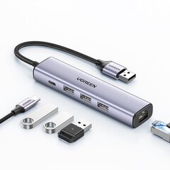 Ugreen USB/RJ-45 kaina ir informacija | Adapteriai, USB šakotuvai | pigu.lt