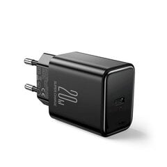 Сетевое зарядное устройство, Joyroom JR-TCF061, USB-C PD 20 Вт, кабель USB-C, белый цена и информация | Зарядные устройства для телефонов | pigu.lt