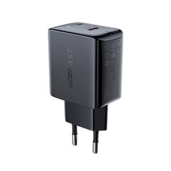 Быстрое зарядное устройство, Power Delivery, USB-C, 20 Вт, черный цена и информация | Зарядные устройства для телефонов | pigu.lt