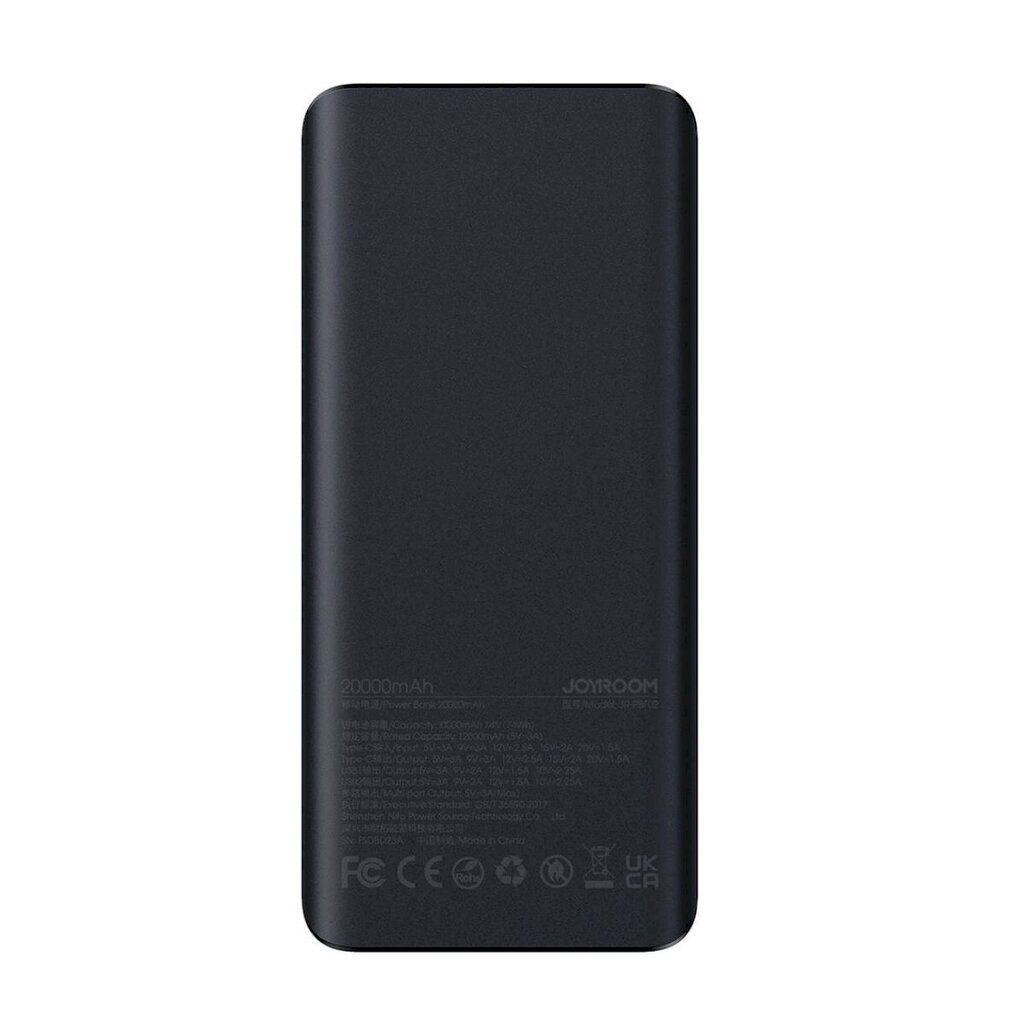 Joyroom JR-PBF021, 20000 mAh kaina ir informacija | Atsarginiai maitinimo šaltiniai (power bank) | pigu.lt