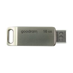 USB raktas, atmintinė, Goodram, 16 GB., USB 3.2, Gen 1 USB / USB-C, OTG, ODA3, sidabrinė kaina ir informacija | USB laikmenos | pigu.lt