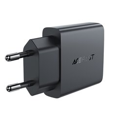 Acefast A691, GaN PD 30W USB-A, USB-C, черный цена и информация | Зарядные устройства для телефонов | pigu.lt