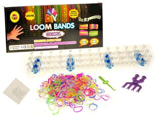 Резинки Loom для изготовления браслетов, 600 шт. цена и информация | Принадлежности для изготовления украшений, бисероплетения | pigu.lt