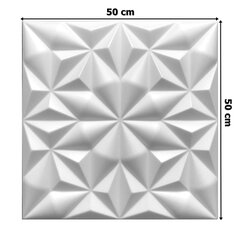 3D lubų apdailos plokštės kaina ir informacija | Lubų, sienų dekoro elementai | pigu.lt