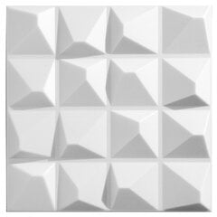 3D lubų apdailos plokštės Kryształ Balta 2m2 - Už 8 vnt. Deccart kaina ir informacija | Lubų, sienų dekoro elementai | pigu.lt