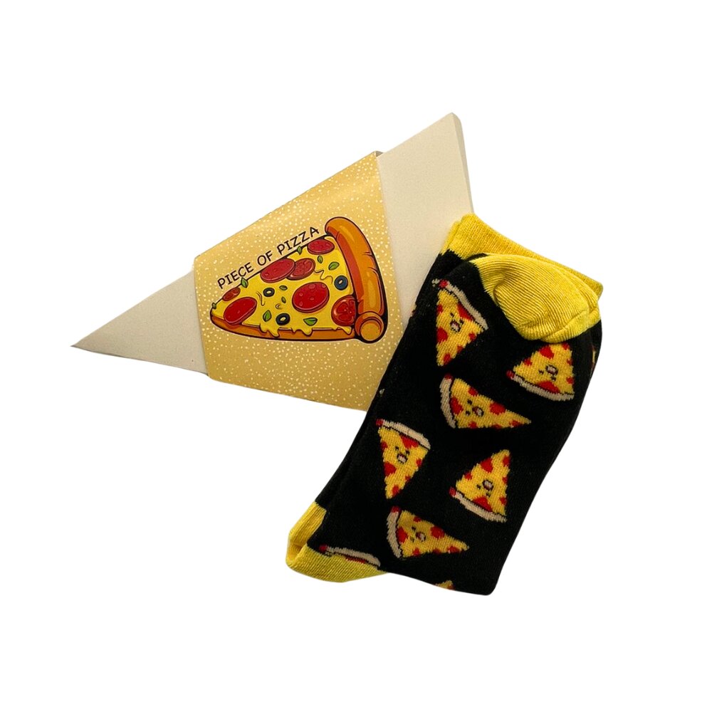 Originalios kojinės dovanų dėžutėje Slice of Pizza, 1 vnt. цена и информация | Originalios kojinės | pigu.lt