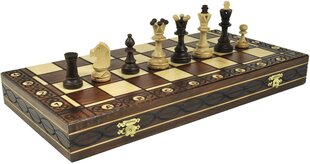 Mediniai šachmatai Senator, 40x40 cm kaina ir informacija | Stalo žaidimai, galvosūkiai | pigu.lt