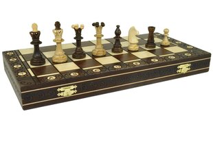 Mediniai šachmatai Consul, 48x48 cm kaina ir informacija | Stalo žaidimai, galvosūkiai | pigu.lt