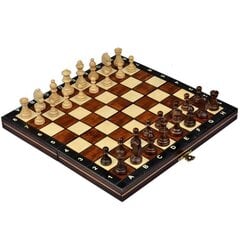 Деревянные магнитные шахматы, 27х27 см цена и информация | Настольные игры, головоломки | pigu.lt