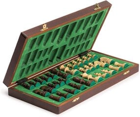 Mediniai šachmatai Jowisz, 40x40 cm kaina ir informacija | Stalo žaidimai, galvosūkiai | pigu.lt
