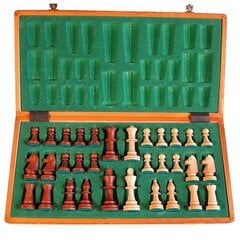 Mediniai šachmatai Staunton Nr. 6, 52x52 cm kaina ir informacija | Stalo žaidimai, galvosūkiai | pigu.lt