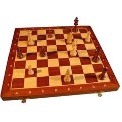 Mediniai šachmatai Staunton Nr. 4, 41x41 cm kaina ir informacija | Stalo žaidimai, galvosūkiai | pigu.lt