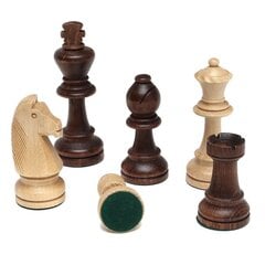 Medinės šachmatų figūros Staunton Nr. 4 kaina ir informacija | Stalo žaidimai, galvosūkiai | pigu.lt