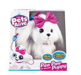Interaktyvus šuo Pets Alive, baltas kaina ir informacija | Žaislai mergaitėms | pigu.lt