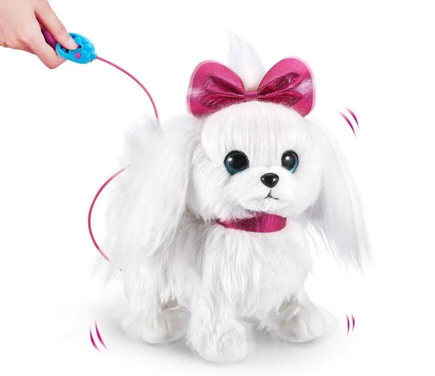 Interaktyvus šuo Pets Alive, baltas цена и информация | Žaislai mergaitėms | pigu.lt