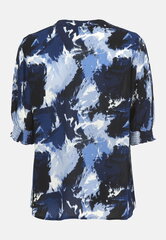 Cellbes moteriška palaidinė MIA, tamsiai mėlyna-marga kaina ir informacija | Palaidinės, marškiniai moterims | pigu.lt
