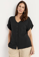 Cellbes moteriška palaidinė MATILDE, juoda kaina ir informacija | Palaidinės, marškiniai moterims | pigu.lt