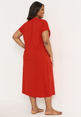 Cellbes moteriška suknelė VICKTORIA, raudona kaina ir informacija | Suknelės | pigu.lt