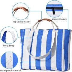 Большая и водонепроницаемая пляжная сумка с верхним замком цена и информация | Женская сумка Bugatti | pigu.lt